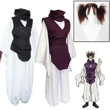 Anime Jujutsu Kaisen Choso Cosplay Kostým Top+Vesta+Nohavice čierna Hnedá Jednotné Oblečenie Pre Ženy, Mužov Halloween Party Kostým