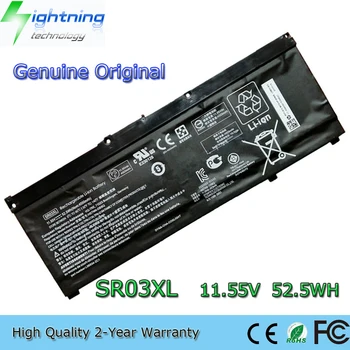 Nové Originálne Pôvodnom SR03XL 11.55 V 52.5 Wh Notebook Batérie pre HP Pavilion 15-CX 15-CX00 15-CX0058WM HSTNN-DB8Q IB8L