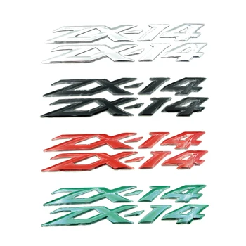 1 Pár Motocykel 3D Znak, Odznak Obtlačky Nádrž Kolies Mäkké Plastové Samolepky Príslušenstvo Pre Kawasaki Ninja ZX14 ZX14R ZX-14 ZX-14R