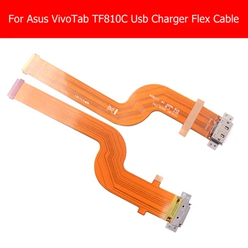 100% Geniune Synchronizácie Dátum Nabíjací Port Flex Kábel Pre Asus VivoTab TF810C TF800C-DOCK-FPC USB Konektor pre Nabíjačku Flex kábel časti