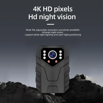 1080P HD 2 Palcový IPS Dotykový Displej Nočné Videnie videorekordér Security Guard Policajný Orgán Mini Cam Mini Prenosné Dynamická Kamera