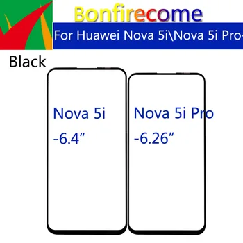 10Pcs\veľa Pre Huawei Nova 5i\ Nova 5i Pro Predné Dotykové Obrazovky Vonkajšieho Skla Objektívu LCD Predné Sklo Náhradné