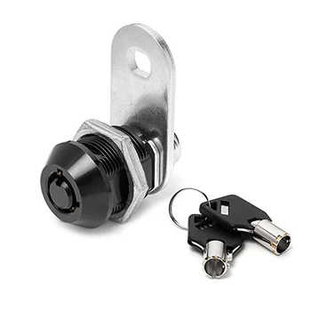 17 mm Cam Lock Kabinetu Schránky Zásuvky Uzamknutie Skrinky Rúrkové Jazyk Lock 2 Kľúče, Domov Zlepšenie Bezpečnosti Nábytok, Dvere, Kovania