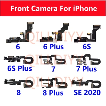 1Pcs Pôvodné Opravy Dielov Pre iPhone 6 6 7 8 Plus SE 2020 Predná Kamera Kábel S Proximity Senzor Malé Tvár Fotoaparát Flex