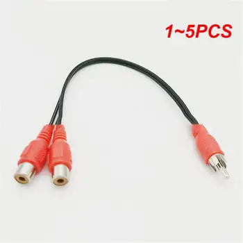 1~5 KS Samec Konektor Do 3 RCA Samec Adaptéra Audio Prevodník Video AV Kábel A/V, USB RCA Kompozitný Kábel pre HDTV TV/PC Televízia