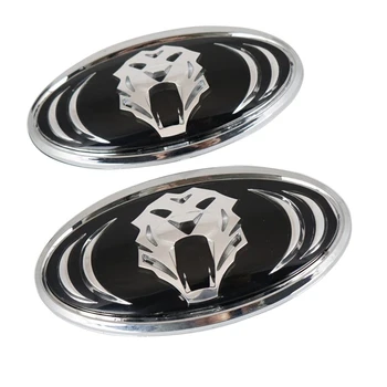 2 Kusy Tiger Chrome Black Logo K5 Dekorácie, Nálepky Odznak Príslušenstvo Auto Zadné Prednej Mriežky Veka Batožinového Priestoru Nálepky Znak