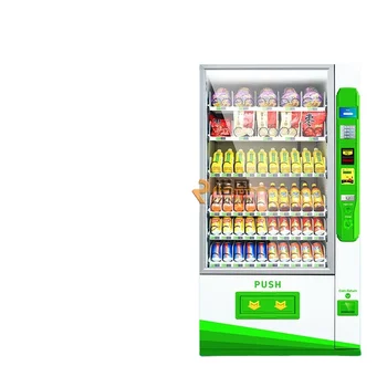 2023 Oem Vody Predajné Automaty Na Mince Alebo Papierové Peniaze Prevádzkované Potravín Rýchleho Občerstvenia A Nápojov Automat