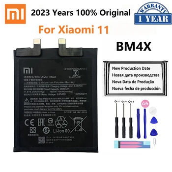 2023 Rokov 100% Pôvodný Xiao Mi BM4X 4710mAh Náhradné Batérie Pre Xiao 11 Xiaomi11 Mi11 Telefón Batérie Bateria