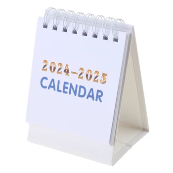 2024 Mini Stolový Kalendár Multifunkčné Ozdoby pre administratívnych Pracovníkov a Študentov so Týždeň Čísla, Stojaca Kalendáre