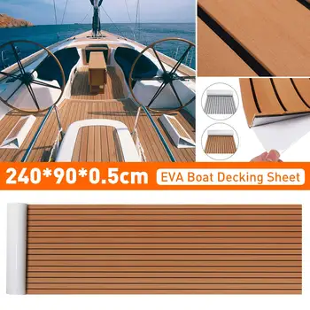2400x900x5mm Loď Podlahy Samolepiace EVA Loď Yacht Marine Podlahy Faux Teakové Podlahy List Pad Pena Rohože