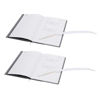 2X Módne Tému Anime Death Note, Cosplay Notebook Nový Školský Veľké Písanie Vestník 20.5 Cm X 14.5 Cm