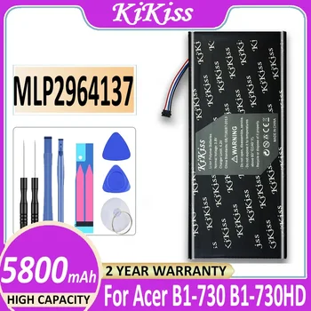 5800mAh KiKiss Tablet Li-ion Polymérová Batéria MLP2964137 pre Acer Iconia Jeden 7 B1-730 B1-730HD A1402 Batérie + Sledovacie Číslo