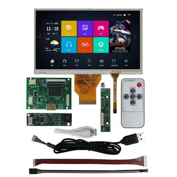 7 Palcový AT070TN90 LCD Displej Digitalizátorom., Dotykový Ovládač riadiacej Dosky Kompatibilný s HDMI Pre DIY Raspberry Pi PC Monitor
