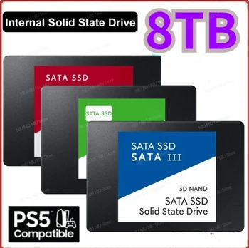 8TB Nové vysokorýchlostné Sata III 1 TB 2TB Disk SSD Pevný Disk Interný ssd Disk 2.5 palcový pre Notebook Mikropočítačový Ploche