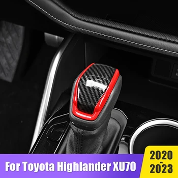 ABS Auto Radenie Hlavu Gombík Kryt Výbava Nálepky Dekorácie Príslušenstvo Toyota Highlander XU70 Kluger 2020 2021 2022 2023
