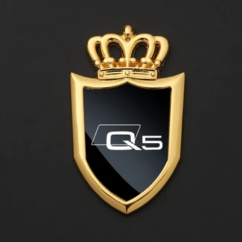 Auto odznak nálepky bočné okná kovové telo auto samolepky pre audi Q5 s logom auto Príslušenstvo