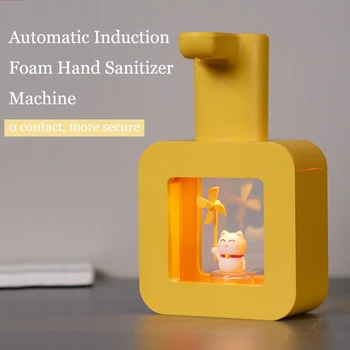 Automatický Senzor Penové Mydlá Stenu Pripojiteľný Rechargable Cartoon Pena Stroj Smart Bezkontaktné Hand Sanitizer Stroj