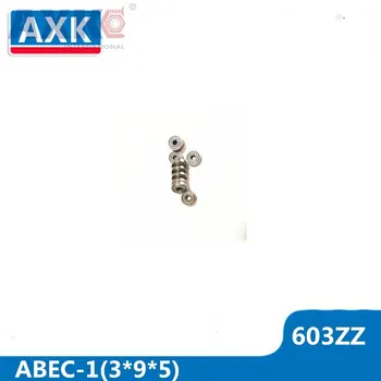 AXK 603ZZ Ložiska ABEC-1 ( 10 KS ) 3*9*5 mm Miniatúrne 603Z Guľkové Ložiská 603 ZZ 603 2Z Ložisko