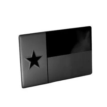 Black Texas Štátnej Vlajky Znak Lone Star TX USA Blatník Dvere batožinového priestoru zadné dvere Odznak Nálepky Auto Príslušenstvo Gadget