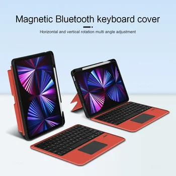 Bluetooth Magic Klávesnicou Vhodný pre iPad Pro 12.9 Magic Bluetooth Klávesnica Prípade Air5/4 Podsvietený Rozdeliť Horizontálne a Vertikálne
