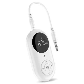 Bluetooth Prijímač FM 3-V-1 Bezdrôtový Pomocné Audio Prijímač Pre TV Auto, PC BT