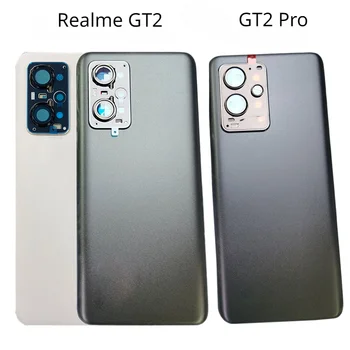 Bývanie na Realme GT2 Pro, Zadný Kryt Batérie, Zadné Dvierka pre Prípad, Výmena s Kamerou Rám, Logo, Nové