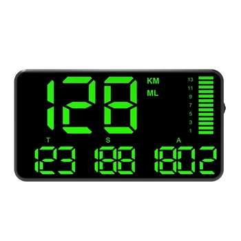 C90 Head-Up Display Výškový Meter Čierna HUD Plastové HUD GPS Speed Meter Auto Príslušenstvo