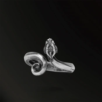 Chvostom Hada a Drak Horn Krúžok Chvost Krúžok Moderný Dizajn s Prvkami Jedinečný Mužov a Žien Retro Krúžok Osobné Šperky