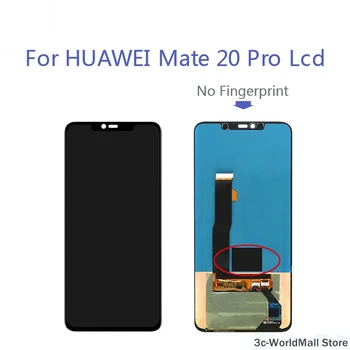 Chyba Original Super AMOLED Pre Huawei Mate 20 PRO LCD Mate20 Pro LCD Displej Screen Dotknite sa položky Digitalizátorom. Montáž Bez Odtlačkov