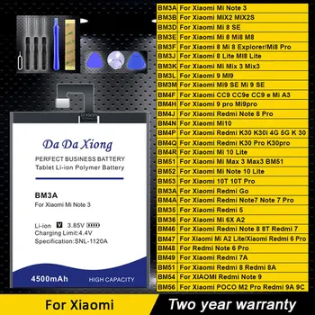 DaDaXiong Batérie Pre Xiao Mi Mix Max 2 3 5 6 8 Lite Pro 9 SE CC9 5X 2S 10 TON POCO Poznámka 6 8A BM3A BM3B BM3D BM3E BM3F BM3J BM3L