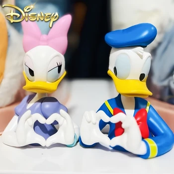 Disney Miluje Donald Duck Daisy Mini Srdce Pol Poprsie Štýlový Handwork Cartoon Modely Stôl Dekorácie, Hračky, Darčeky Pre Ženy A Mužov