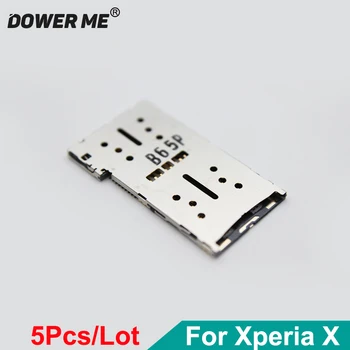 Dower Ma 5 ks/Veľa MicroSd+Čítačkou SIM Kariet Držiteľ Slot Konektor Pre Sony Xperia X F5121 F5122