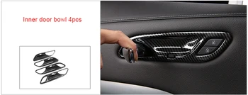 Dvere Miska Pre Cadillac Uhlíkových Vlákien 4pcs Interiéru Vozidla Vnútorné Xt4