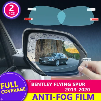 Dážď Film Plný Kryt Spätného Zrkadla Jasné, Anti-Fog Rainproof pre Bentley Flying Spur 2013-2020 Nálepky Auto Príslušenstvo Tovaru