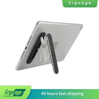 Ergoage Univerzálny Stojan Tabletu Hliníkovej Zliatiny Skladací Stolný Držiak Pre iPad S Stabilné Anti-slip Dizajn