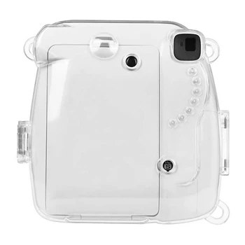 Fotoaparát Jasné Pevného PVC puzdro s Popruhom pre Fujifilm Instax Mini 9/8/8+ Nový Príchod