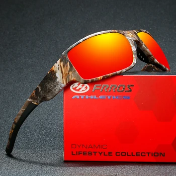 FRROS Vintage Polarizované slnečné Okuliare pánske Slnečné Okuliare Pre Mužov Jazdy Čierny Štvorec Oculos Mužskej 8 Farieb Modelu UV400 8040