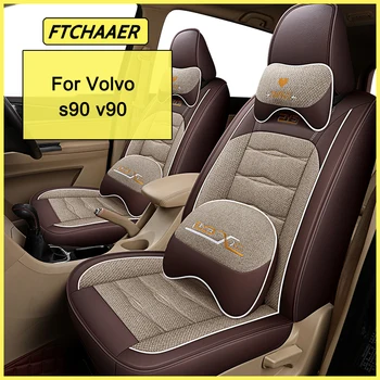FTCHAAER Auto Kryt Sedadla Pre Volvo S90 V90 Auto Doplnky Interiéru (1seat)