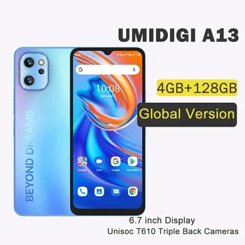 Globálna Verzia UMIDIGI A13 Smartphone 4GB RAM, 128 GB ROM 6.7