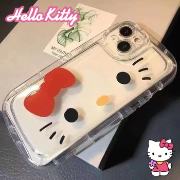 Hello Kitty Módne Telefón púzdra pre IPhone 14 13 12 11 Pro Max X XR XS 7 8 Plus Cartoon Silikónové Shockproof Ochranný Kryt