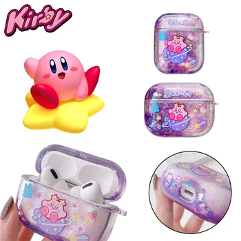 Kirby Cartoon Silikónová Slúchadlá do uší pre Prípad Airpods 1 2 3 Anime Ochranný plášť pre Airpods Pro Roztomilý Bluetooth Slúchadlá Kryt