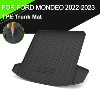 Kufor Mat TPE PRE FORD MONDEO 2022-2023 Auto Nepremokavé protišmykovým Gumovým Cargo Líniové Príslušenstvo