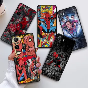 Marvel Comics Spider Man Telefón puzdro pre Xiao Redmi Poznámka 10 5G 8 7 10C, 11 9A K50 12 Pro 4G 9S 9C K40 Silikónový Kryt Fundas