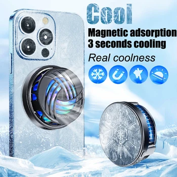 Mobilný Telefón Chladnejšie Magnetických Polovodičov Chladenia Radiátor Hra Chladiča Systém Rýchle Chladenie Ventilátor Pre IPhone 13 12 Samsung