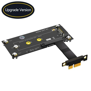 NGFF M. 2 NVME M-Key SSD do PCI Express X1 Predlžovací Kábel Stúpačky Doska s Magnetickým Pad Podporuje 2230 2242 2260 2280 M2 NVME SSD