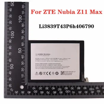 Nové 4000mAh Li3839T43P6h406790 Batérie Pre ZTE Nubia Z11 Max Z11Max NX523 NX523J Batériu Mobilného Telefónu