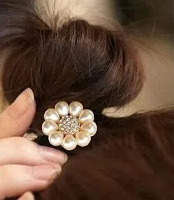 Nové Módne Šperky Imitácia Perly Svadobné Headdress Kórejský Vlasy Krúžok Tousheng Vlasy Lano Veľkoobchod