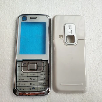 Nové Pre Nokia 6120 6120 Telefón Bývanie Kryt Puzdro+Klávesnica+Batéria Zadný Kryt S Logom