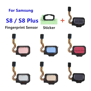 Originálny Snímač Odtlačkov prstov Flex Kábel Pre Samsung Galaxy S8 S8+ S8 Plus SM-G950 G950F SM-G955 G955F Dotyk ID Nahradiť