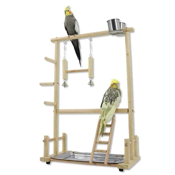 Papagáje, Klietky Rebrík Swing s Táckou Kŕmenie Misa Stojaca Dodávky Most Školenia Papagáje Stojí Dodávky Dropship